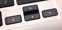 arrow keys