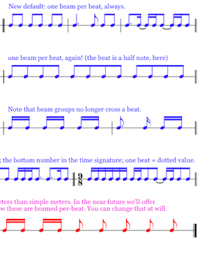 Changes To Automatic Beam Grouping Noteflight Notes