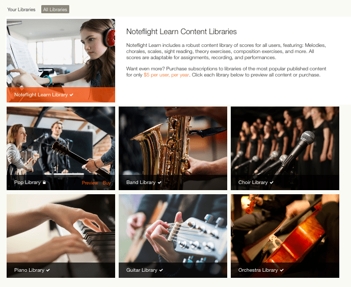 Content Libraries